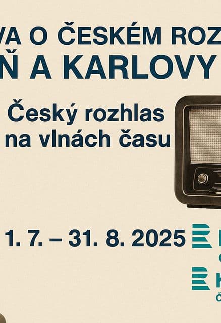 VERINISÁŽ 17:00 🎙️ VÝSTAVA O ČESKÉM ROZHLASU PLZEŇ A KARLOVY VARY Český rozhlas na vlnách času