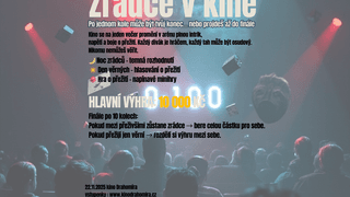 🎭 ZRÁDCE V KINĚ – unikátní interaktivní show v sále!