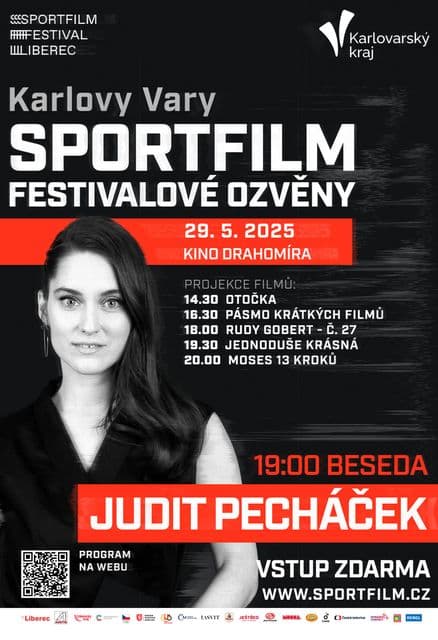 FESTIVALOVÉ OZVĚNY SPORTFILM 2025   - Beseda s Judit Pecháček