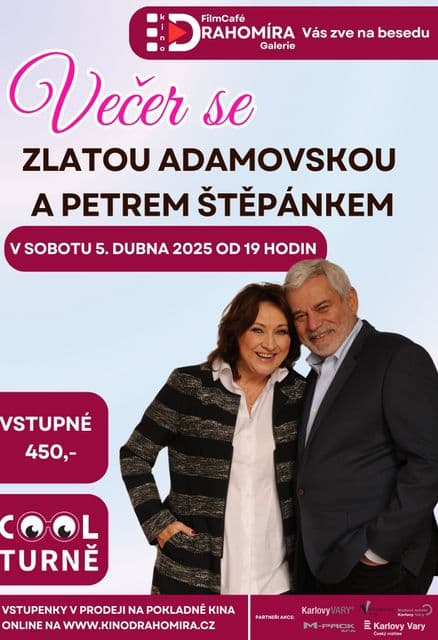 Večer se Zlatou Adamovskou a Petrem Štěpánkem